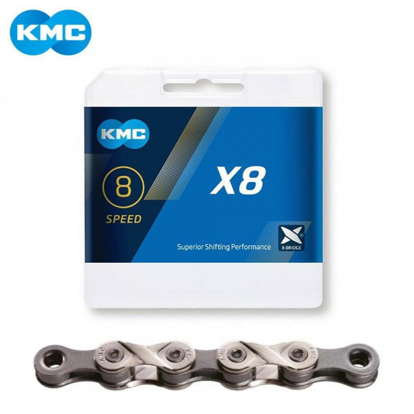 Lant KMC X8 8 viteze MTB 1/2x3/32 116 zale