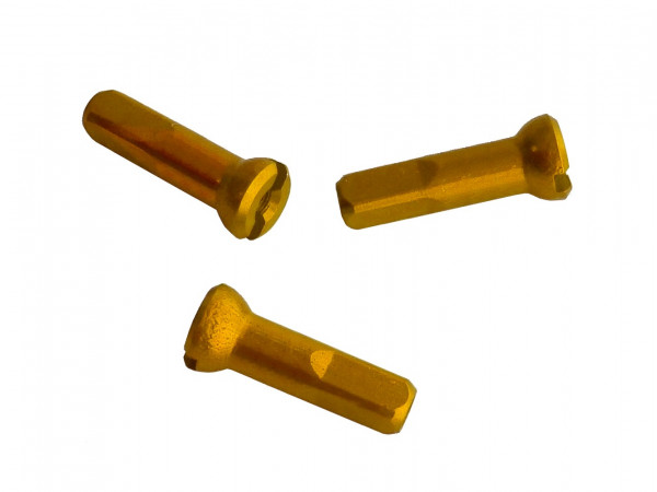 Niplu Sapim aluminiu 16mm galben