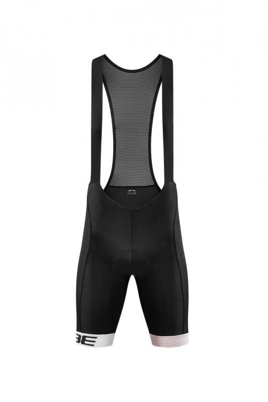 Pantaloni Cube Teamline Bib Shorts Negru/Alb