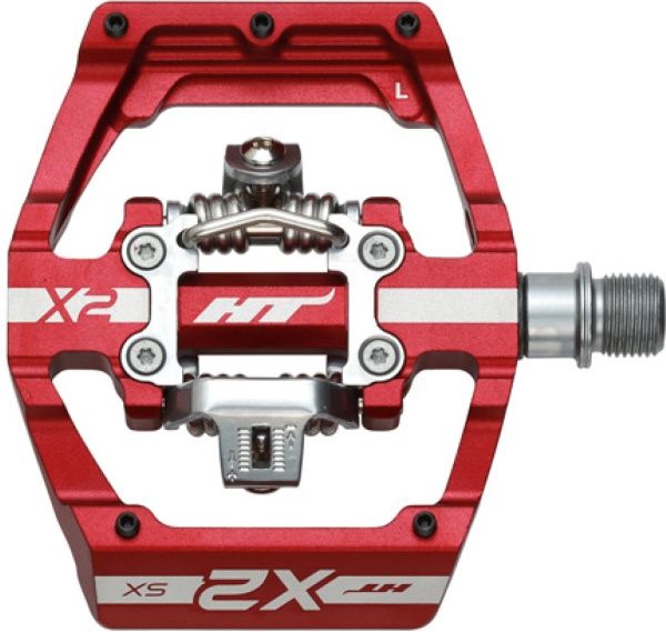 Pedale HT Components X2-SX, Rosu
