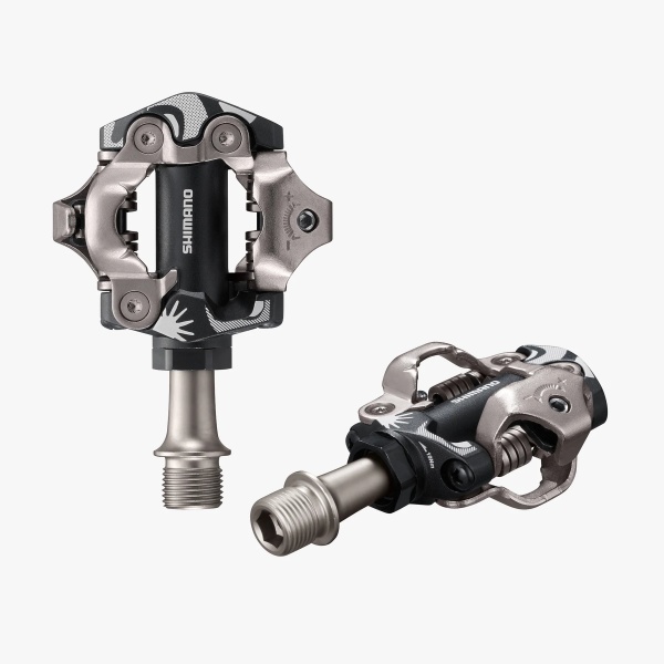 Pedale Shimano GRX PD-M8100 SPD, Fără Catadioptrii, Inclusiv Plăcuțe SM-SH51, Ambalat Individual