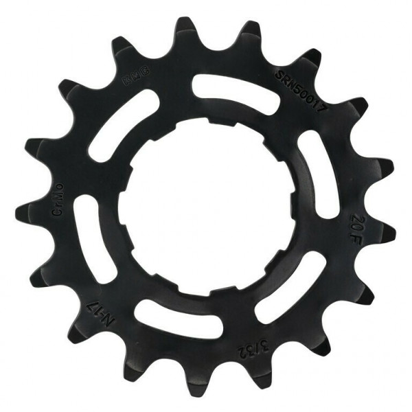 Pinion pentru eBike KMC pentru Enviolo 1/2" X 3/32", 17 T, negru