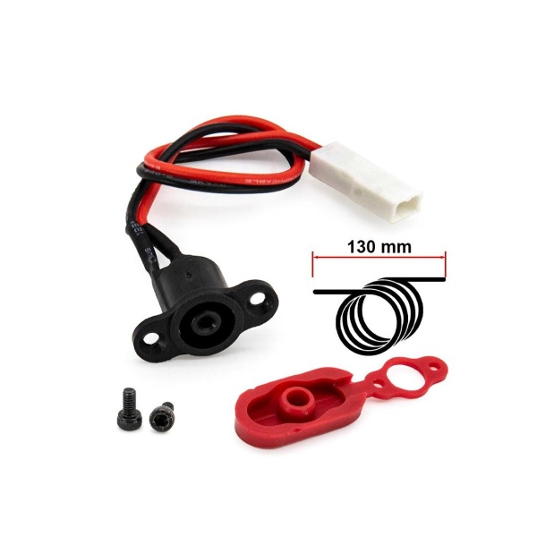 Port incarcare DC 8mm cu capac pentru Xiaomi M365 si Pro