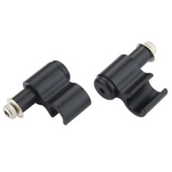 Prindere cablu cu reglaj Jagwire (DCA008) alu (2buc/set plus imbus) neagra