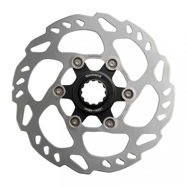 Rotor pt. frana pe disc Shimano RT-RT70-SS, 140mm, incl. piulita de strangere, external serration negru