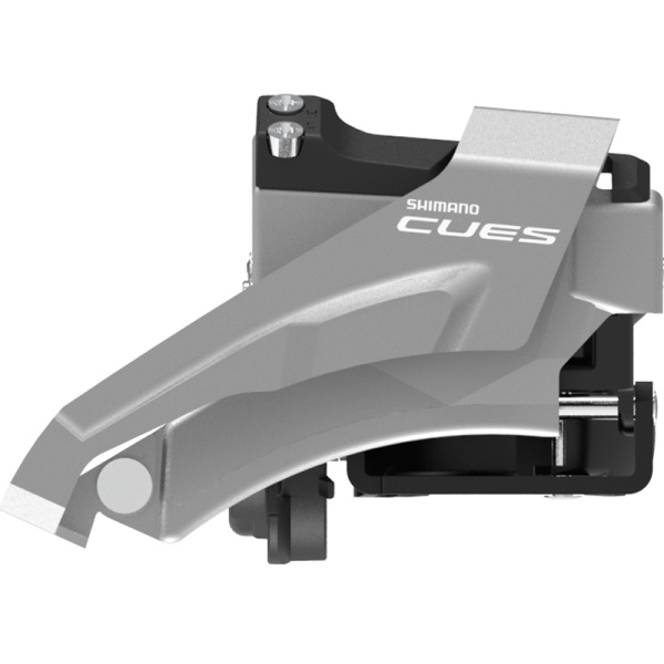 Schimbător față Shimano CUES FD-U4000-L, 2x9/10 viteze, colier Low 34.9mm, Top Swing, unghi CS 64°-69°, 36T/40T.