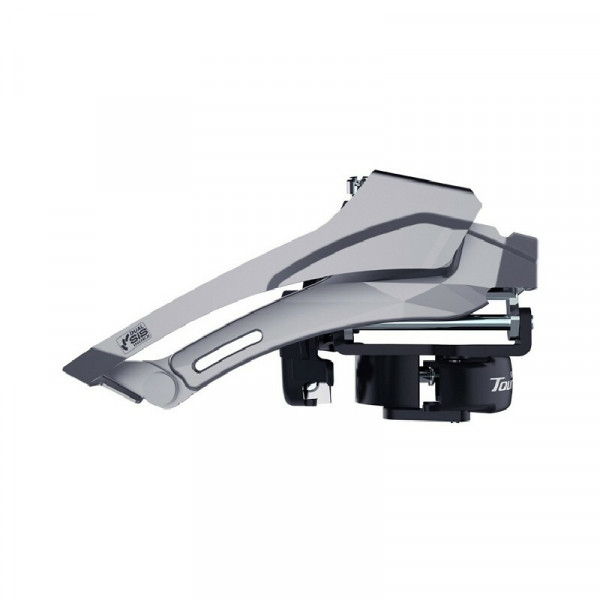 Schimbator fata SHIMANO Tourney, FD-TY606-L, pt. 2x6/7/8, top-swing, dual-pull, band type(31.8/34.9mm compatible), CS-Angles:63-68, pt. 46T, CL:48.8mm, ambalat ind.