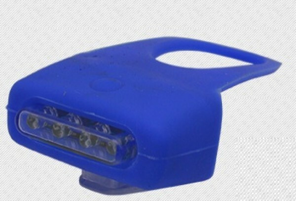 Sclipitor Eastpower EBSL-014, silikon albastru, 4 leduri rosii, baterii (2xAAA incluse)