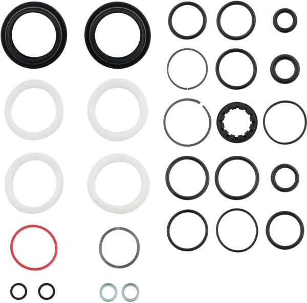 Service Kit RockShox 200 Hour/1 Year (incl. Dust Seals, Foam Rings, O-Ring Seals) - 30 Gold and Silver