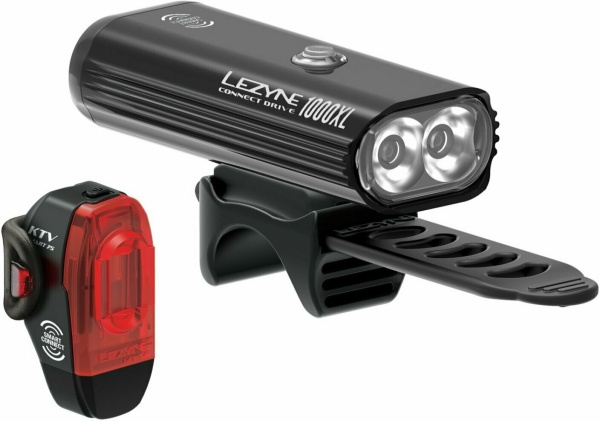 Set lumini Lezyne, Connect Smart, 1000xl / Ktv Smart Pair