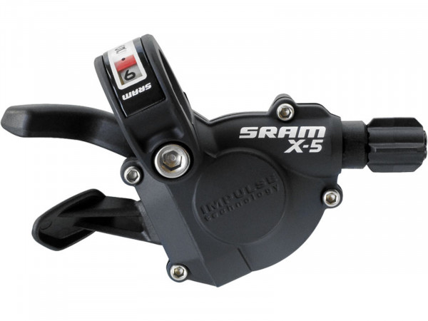 Set manete schimbator Shifter X-5 Trigger 3x9 viteze, negru
