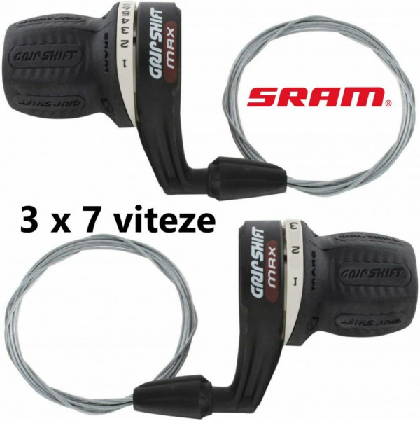 Set manete schimbator Sram MRX 3x7v viteze