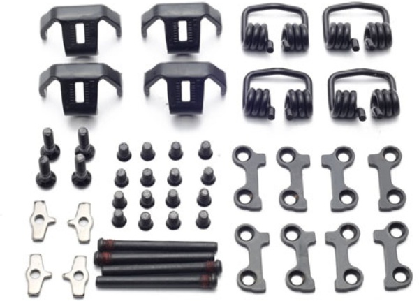 Set piese de schimb HT Components pentru mecanism pedalier MTB, Gravel, T2, negru