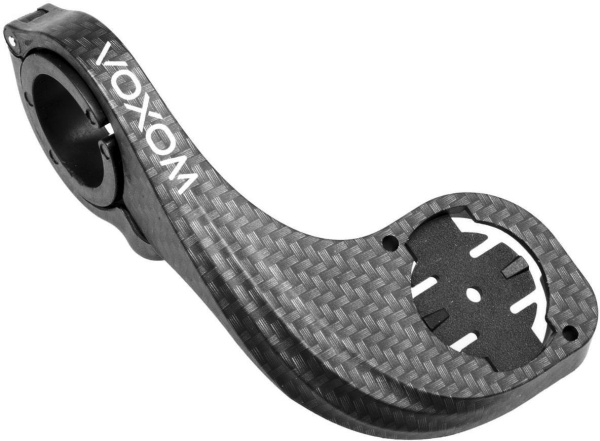 Suport ciclocomputer Voxom CHA1, nylon/fibra de sticla, compatibil Garmin și Hammerhead, carbon