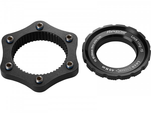 Adaptor centerlock REVERSE black