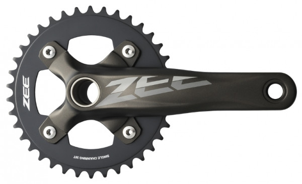 Angrenaj Shimano Zee FC-M640 fara foaie & bash guard brat 165mm pt. 10v