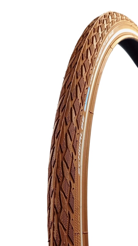 Anvelopa oras (city), Schwalbe Delta Cruiser Plus, HS431, 37-622, (700x35C), 28 x 1.40, protectie antipana, dunga reflectorizanta, maro
