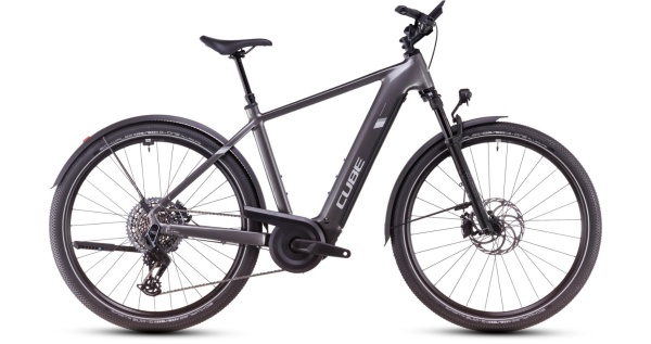 Bicicleta electrică CUBE, Nuride Hybrid SLT 800 Allroad, Graphite FOSSIL 2025 - 28"