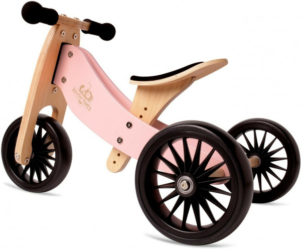 Bicicleta/Tricicleta copii 2 in 1 Kinderfeets Tiny Tot Plus Rose