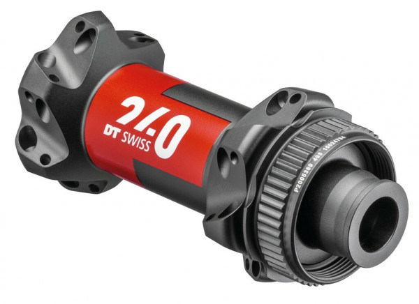 Butuc fata DT Swiss240 Road DB Straightpull 100mm/12mm TA, 24 holes