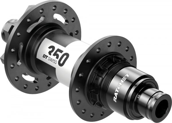 Butuc spate DT Swiss 350 MTB DB 142/12MM TA, IS 6-BOLT, 28-H., SRAM XD