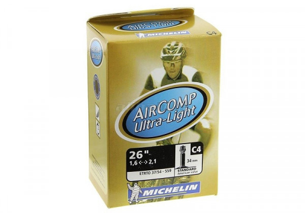 Camera Michelin Aircomp Ultralight C4 26x1.4/2.1 presta 40 mm