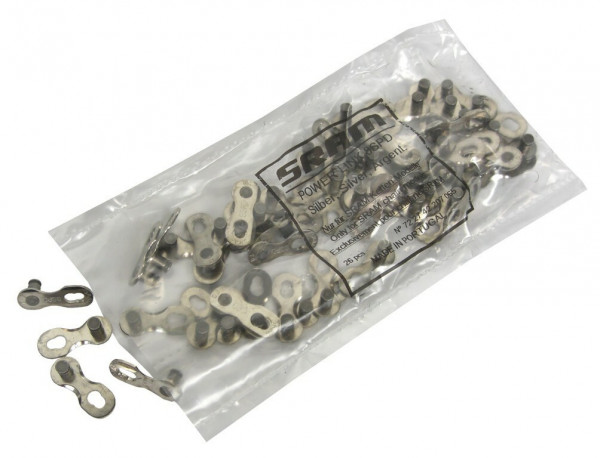 Chain locking link Sram 1 pcs. Power Link 6/7/8, Argintiu