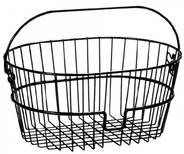 Cos bicicleta fata Klickfix Standard 41x19x30cm, black, wide meshed