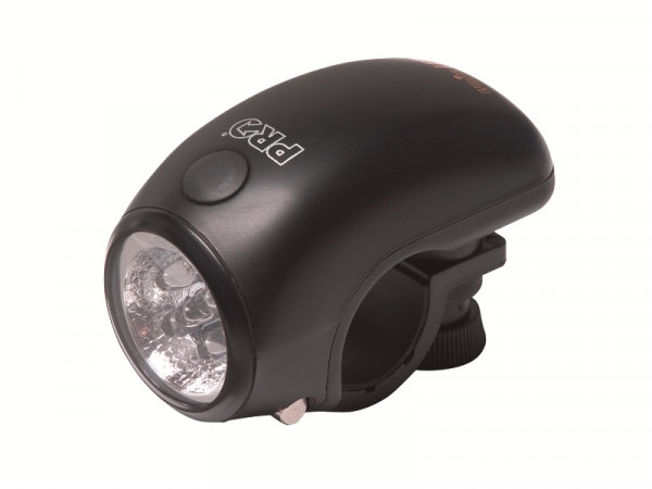 Far PRO Led-01 2 functii + baterii prindere QR negru