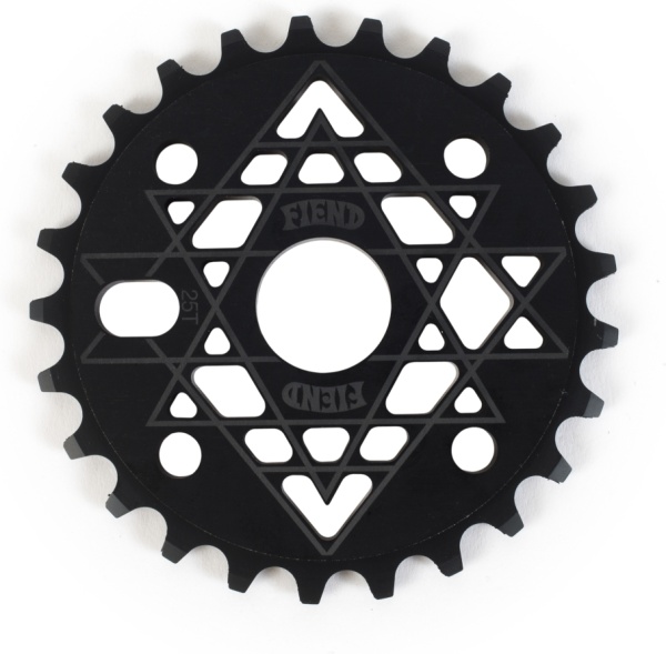 Foaie angrenaj BMX Fiend Palmere, 25T, Negru