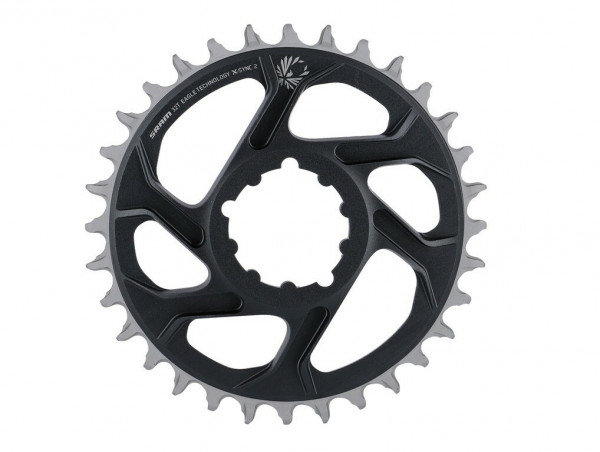 Foaie angrenaj Sram X-Sync 2 Eagle DM 32T, gri, aluminiu, 6mm offset