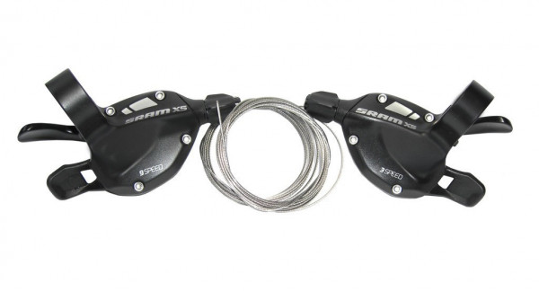 Manete schimabtor Sram X5 3x9 viteze 1:1 negre