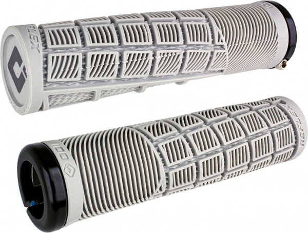 Mansoane ODI Reflex v2.1 Lock-On gri, 135mm lock-on negru