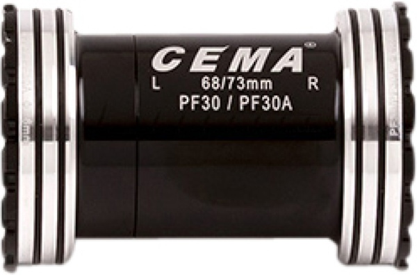 Monobloc CEMA PF30 Interlock, SRAM GXP, SG3 Ceramic COATED, 24 - 22 mm, Negru