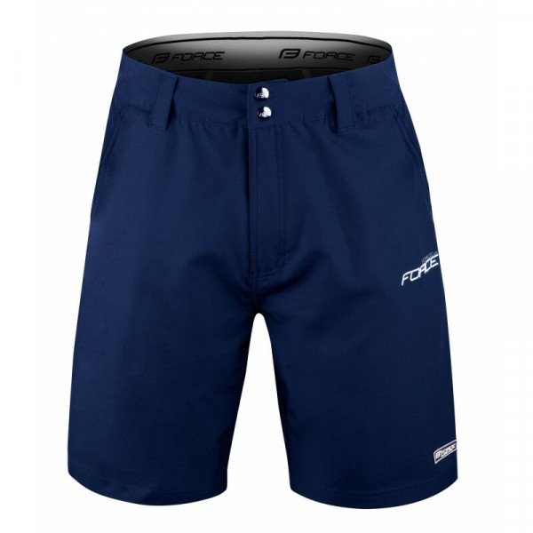 Pantaloni Force Blade MTB cu sub-pantaloni cu bazon Navy