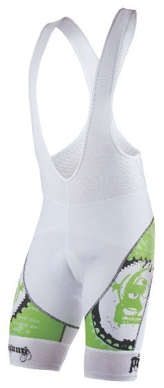 Pantaloni scurti cu bretele P.R.O. LTD barbati Pearl Izumi ride white