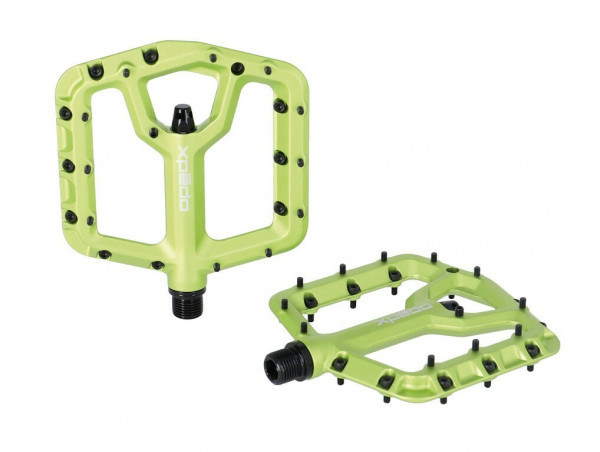 Pedale Xpedo TRIDENT limegreen, 9/16", XMX28AC