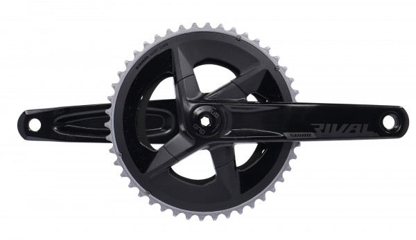 Pedalier CS Sram Rival D1 DUB 160mm 45.0mm W/O DUB BEAR., BL, ALU, 48-35T., 12S., 107BCD