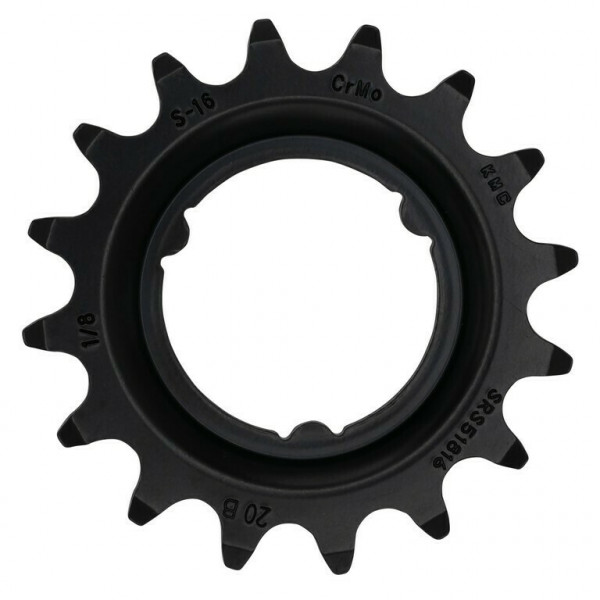 Pinion pentru eBike KMC pentru Shimano 1/2" X 1/8", 16 T, negru