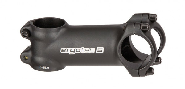 Pipa A-Head Ergotec Shark alu. black1 1/8", 31.8mm 90mm