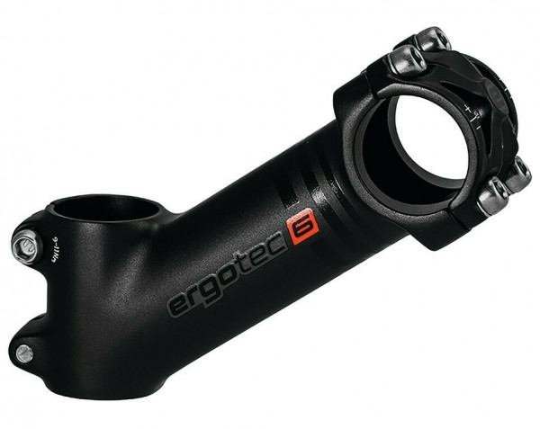 Pipa Ergotec High Piranha 2 aluminiu, negru, 1 1/8", 31.8mm, 90mm, 35