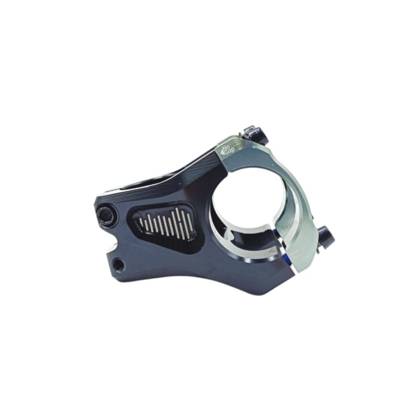 Pipa Funn Equalizer, Alu.6061- Full CNC, 35mm, rise/ridicare 0, 1-1/8, Ext:42mm, corp negru /clema gri, AM