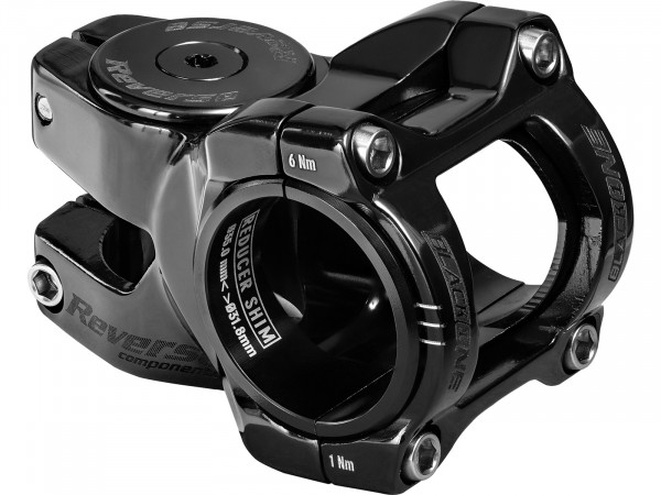 Pipa REVERSE Black-ONE Titanium D-2 35mm, 31,8 & 35mm, Top Cap, Schraube, Kralle negru