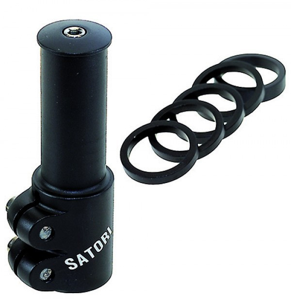 Prelungitor/adaptor gat furca Satori A-Head 1 1/8 65mm negru