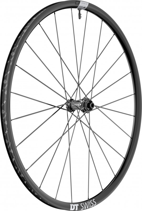 Roata fata DT Swiss E 1800 Spline 23 DB 28'/22mm ALUM., BLACK, CL,100/12MM TA