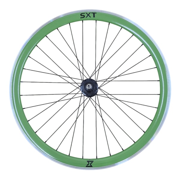 Roata Spate Single Speed/Fixie SXT 700-32H 40 mm Verde