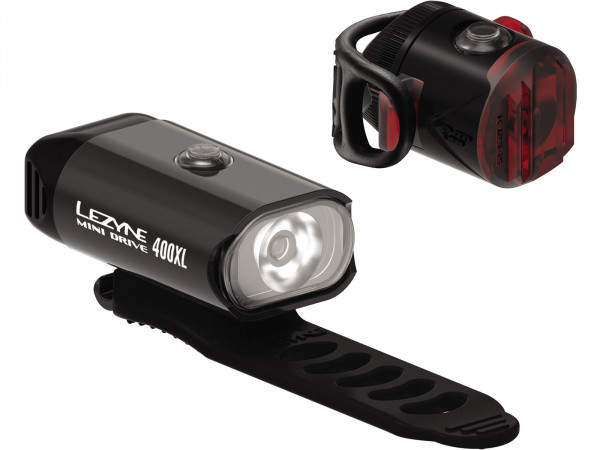 Set lumini Mini Drive 400 / Femto reincarcare USB U negru/negru