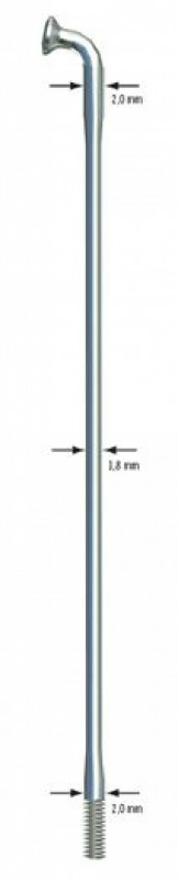Spita Sapim Race 2.0-1.8-2.0x262mm