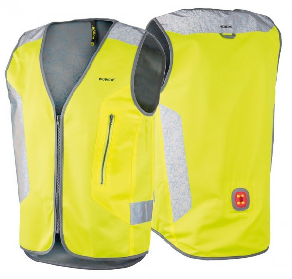 Vesta de siguranta Wowow Tegra eBike yellow, lumina spate