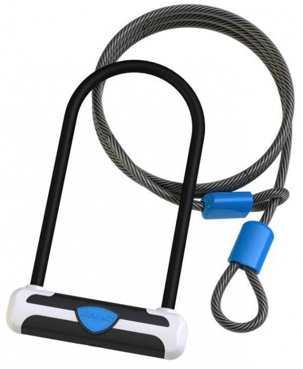 Antifurt XLC U-Lock Sundance + Cassidy III, Ø 13mm/115 x 230mm, Ø 10mm x 1,200mm